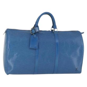 Louis Vuitton Pre-owned Weekend Bags, female, Blue, Size: ONE SIZE Pre-owned Boston Bag