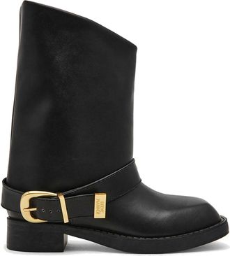 Steve Madden Womens Leather Climaxx 366 Boots - Black - Size UK 8