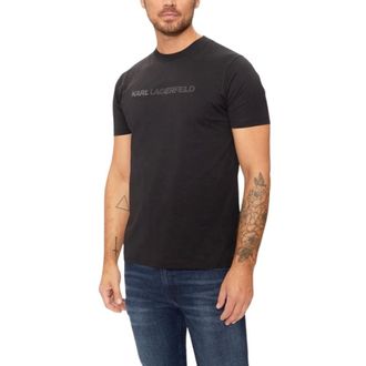 Karl Lagerfeld Heren, Tops, Zwart, Maat: XL