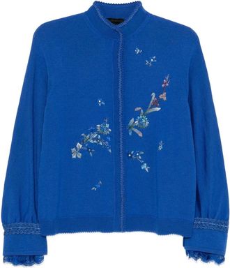 Shiatzy Chen Vest met gewelfde afwerking - Blauw