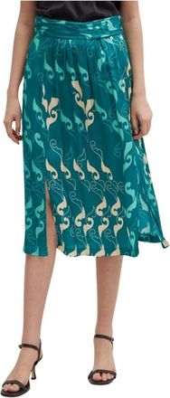 La Petite Francaise Dames, Rokken, Groen, Maat: S Viscose