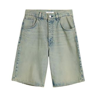 Sunflower Denim Shorts, male, Blue, Size: W31 Super Wide Short