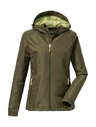 Killtec Regenjacke KILLTEC KOS 15 WMN JCKT, Damen, Gr. 38, gr&uuml;n (olivgr&uuml;n), Oberstoff: 100% Polyester, Futter: 100% Polyester, Jacken Regenjacke, Leichte, pac