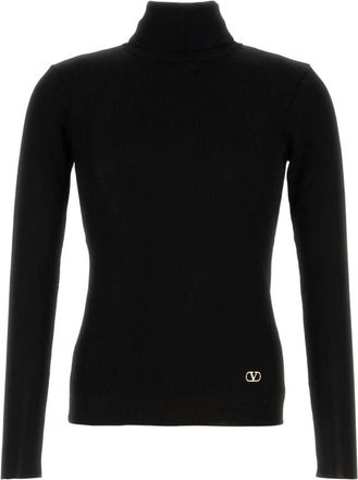 Valentino Garavani Maglia VLogo Signature - Heren - Coltruien - Zwart - 2XL - Truien & Vesten