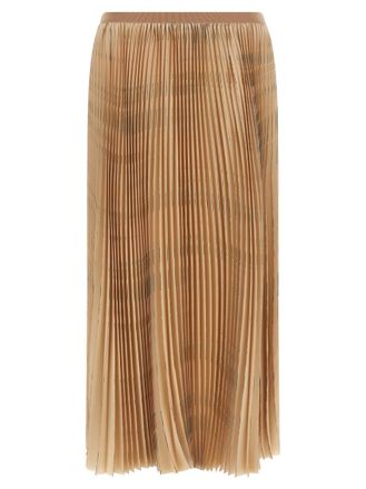 Fabiana Filippi Beige Pleated skirt