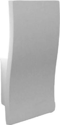 Trade Shop Trade Shop Traesio - Trade Shop - Applique In Gesso Rettangolare Ondulato Da Parete Verniciabile Attacco E14 Gs-e86