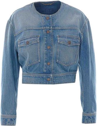 Chlo&eacute; Blue Denim Jacket