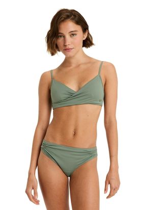 Roxy Bikini-Hose ROXY Beach Classics Hipster, Damen, Gr. XL, US-Gr&ouml;ssen, gr&uuml;n (agave gr&uuml;n), Obermaterial: 85% Polyester, 15% Elasthan;, Badehosen Bikini-Ho