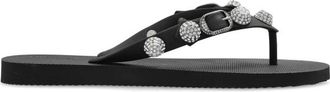 Balenciaga Flip Flops, female, Black, Size: 11 US Cagole Thong Sandal