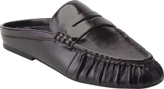 Marc Fisher Jaynie Almond Toe Loafer Mule in Dark Red at Nordstrom, Size 7.5