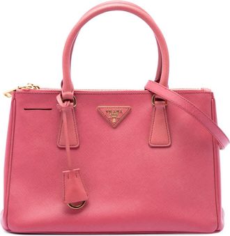 Prada Pre-owned Prada Medium Saffiano Lux Galleria Double Zip Tote Ladies I3WYVAUX1LGX7XGX