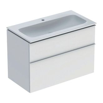 Keramag Keramag - Geberit Icon Set Mueble Lavabo Con Mueble Bajo Lavabo, 2 Cajones