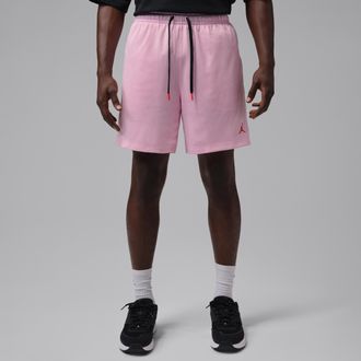 Nike Jordan Mens Jordan Brooklyn Mesh Shorts in Pink | IR1419-663