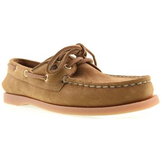 Sperry Top-Sider Authentic 2 Eye Boot Leren Dames Tan Bootschoenen