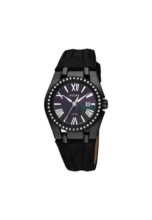 Pulsar Womens PXT689X1 Ladies Watch - Black - One Size