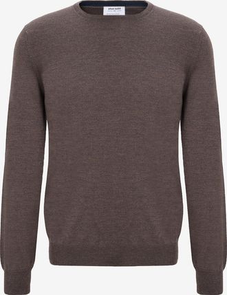 Gran Sasso Rundhalspullover aus Schurwolle