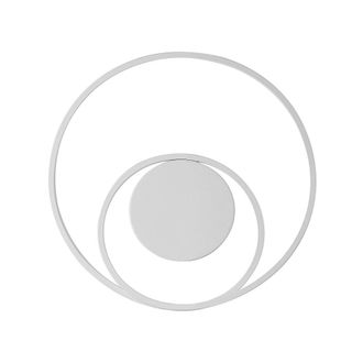 Lindby L&aacute;mpara de techo LED de Aluminio Blanco