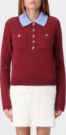 Self Portrait Polo Shirt SELF-PORTRAIT Woman color Red