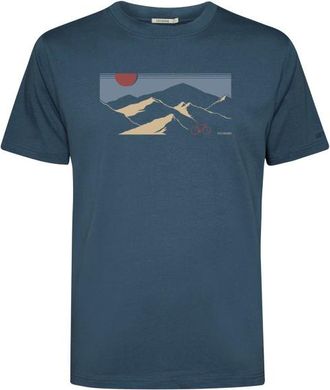 Greenbomb Mountain Tour Fusion T-Shirt f&uuml;r Herren | blau