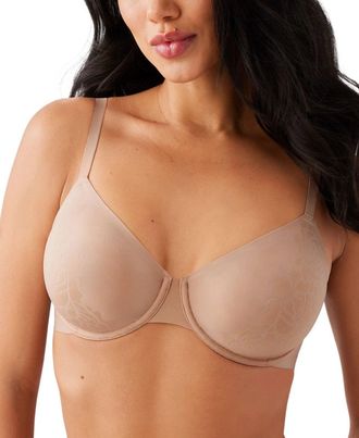 Wacoal Confidence Boost Underwire Bra Womens Nude Adjustable Straps GBO634