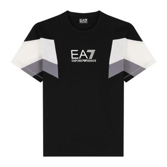 Emporio Armani T-Shirts, male, Black, Size: S Short Sleeve T-Shirts