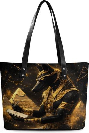 Generic God Ancient Egyptian Pyramids Tote Bags for Women Cute Shoulder Purses Handbags