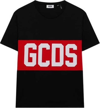 GCDS T-Shirt mit Logoband