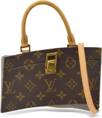 Louis Vuitton x Frank Gehry 2014 Twisted Box two-way handbag - women - Leather/Canvas - One Size - Brown