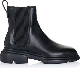 Armani Leren Chelsea Laarzen - Dames - Schoenen - Zwart - Maat: 36 EU Leer