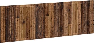 vidaXL Cabecero Montada En La Pared Ede Madera Envejecida Vidaxl
