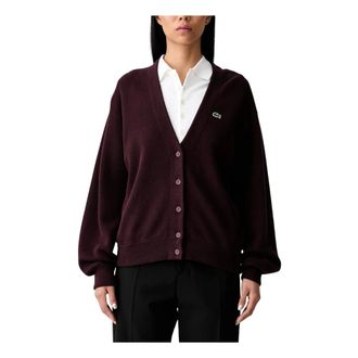 Lacoste Mujer, Jerseys, Rojo, Talla: M