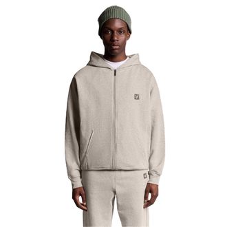 Lyle & Scott Heren Lounge Full Zip Hoodie (Beige)