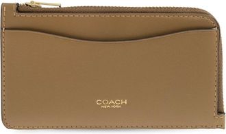 Coach Wallets & Cardholders, female, Brown, Size: ONE SIZE New York Zip Card Case