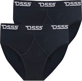 D555 Thompson Pack of 2 Cotton Y Front