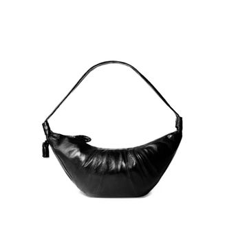 Christophe Lemaire Large Croissant Bag In Coated Cotton