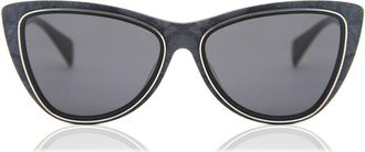Yohji Yamamoto 5022 063 Mens Sunglasses Black Size 55