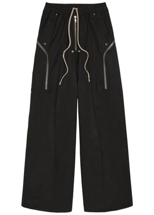 Rick Owens Heizer Belas Cotton-poplin Trousers - Black - 52 (IT52 / XL)