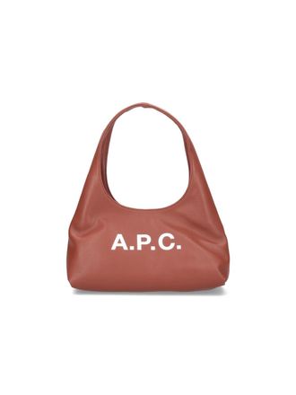 A.P.C. Brown Baby Ninon Shoulder Bag