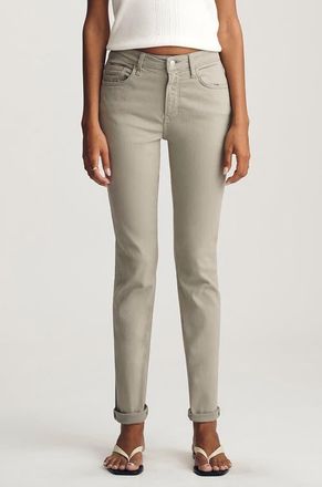 Mavi Kathleen Mid Rise Slim Boyfriend Jeans in Desert Sage Flex Blue at Nordstrom, Size 25 X 28