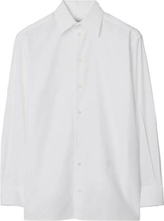 Burberry Womens Cotton Poplin Shirt, Brand Size 10 ( US Size 8 )
