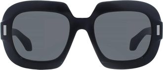 Ferragamo Ferragamo Grey Square Ladies Sunglasses SF2068SE 001 54