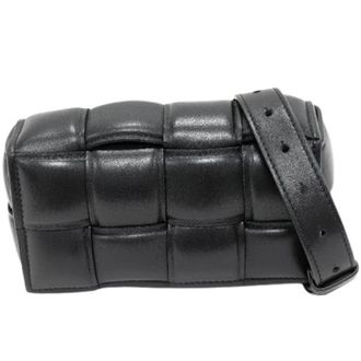 Bottega Veneta Pre-owned Padded Cassette Maxi Intrecciato Lambskin Belt Bag - - Pre-owned - Uomo - Nero - ONE SIZE