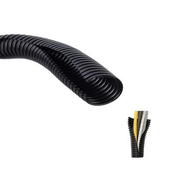 OEM Tubo Corrugato, Resistente Al Calore, Per Gestione Cavi, Ad Anello, 3 Metri, Diametro Esterno 21 Mm