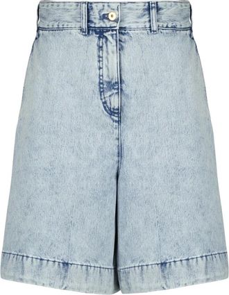 Patou Denim Bermuda - Dames - Denim shorts - Blauw - M - Denim - Korte Broeken