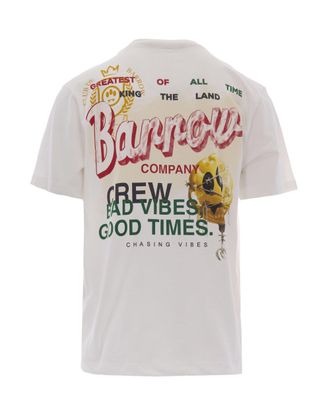 Barrow Logo Chest Print T-Shirt - White