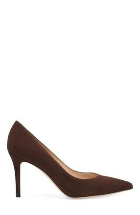 Gianvito Rossi Gianvito 85 Pumps in Dark Brown Suede at Nordstrom, Size 41.5