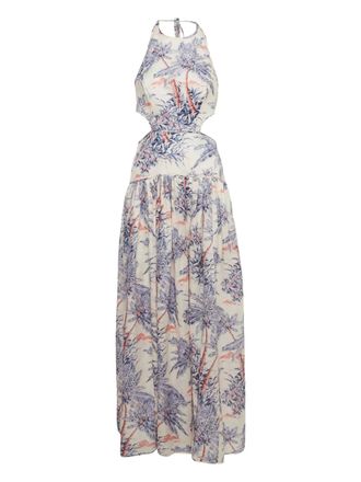 Zimmermann floral-pattern maxi dress - Neutrals