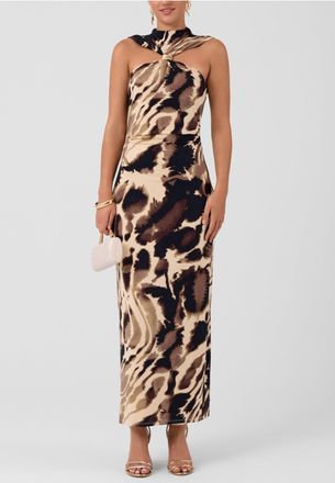 Rachel Roy Pricilla High Neck Midi Dress