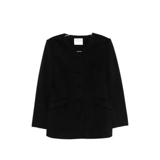Lisa Yang V-neck Single-breasted Coat