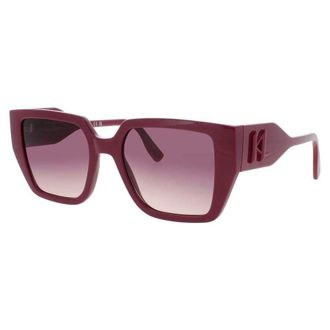 Karl Lagerfeld Ladies Purple Rectangular Sunglasses KLKL6098S501